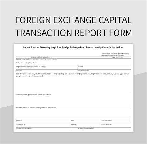 FOREIGN EXCHANGE (FX) TRANSACTION FORM .